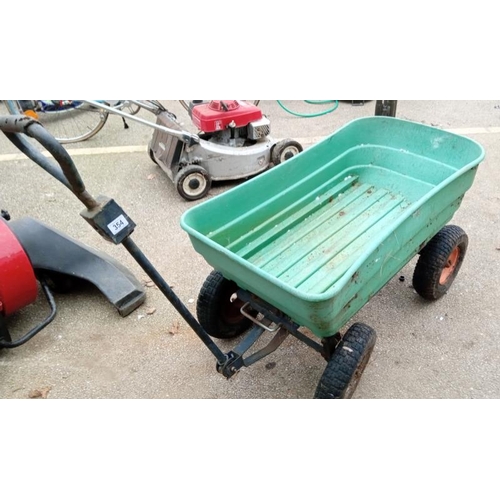 354 - An Easy Steer Garden Trolley 110 x 50cm