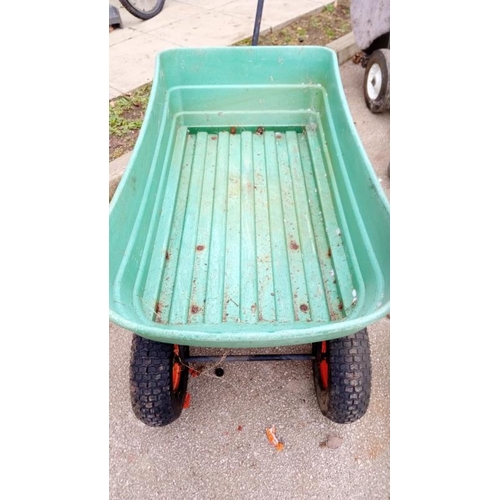 354 - An Easy Steer Garden Trolley 110 x 50cm