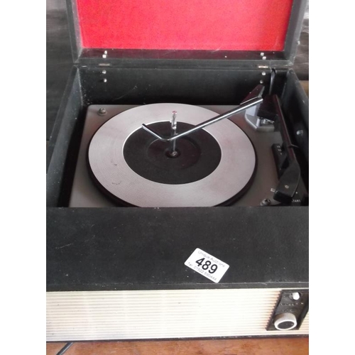 489 - A Fidelity Portable Record Player