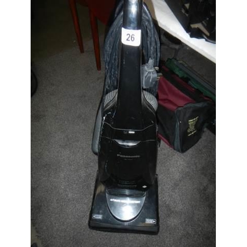 26 - A Panasonic vacuum cleaner in working order, COLLECT ONLY.