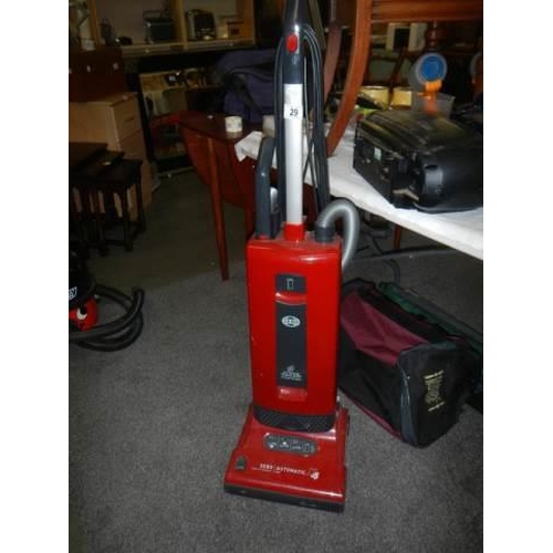 29 - A Sebo vacuum cleaner in working order, COLLECT ONLY.