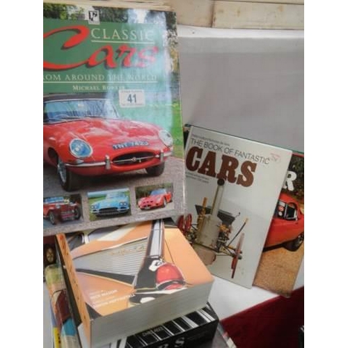 41 - A quantity of classic car related books.