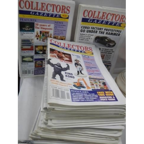 42 - A quantity of Collector's Gazette magazines.