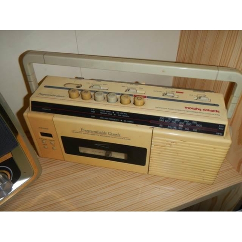 48 - Five vintage radio's.