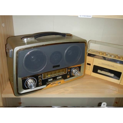 48 - Five vintage radio's.