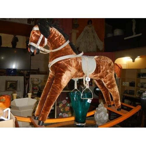 89 - A vintage rocking horse, COLLECT ONLY.