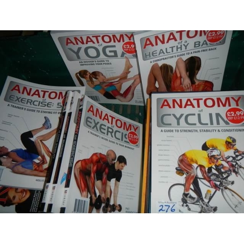 276 - A box of books on exercise/sport