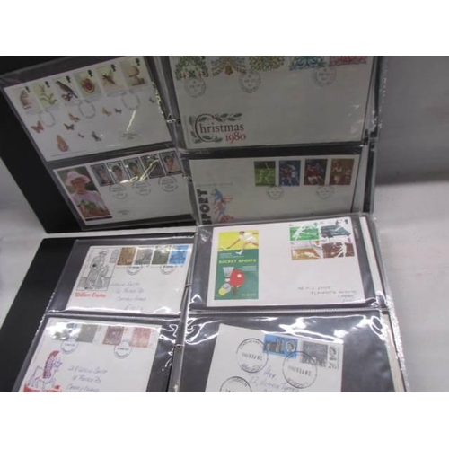 1196 - Two albums of first day covers.