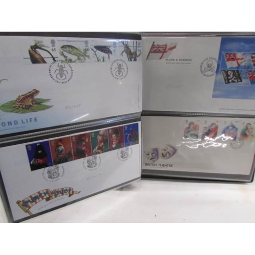 1196 - Two albums of first day covers.