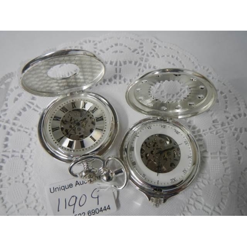 1190G - Two modern pocket watches.