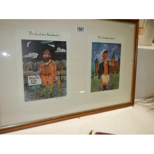 1501 - David Cuppleditch (1946-2003) (Louth artist) A pair of pencil signed and numbered limited edition pr... 