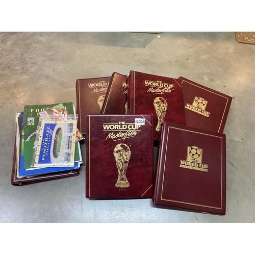 1200A - A good collection of World Cup Stamps including 6 albums of Masterfile Stamps and others. Including ... 