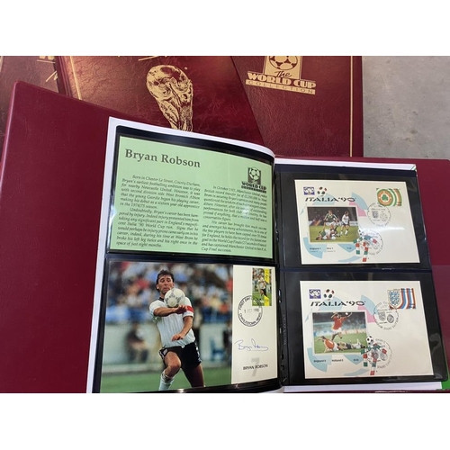 1200A - A good collection of World Cup Stamps including 6 albums of Masterfile Stamps and others. Including ... 