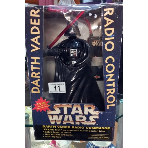 11 - A boxed Star Wars Darth Vader radio command