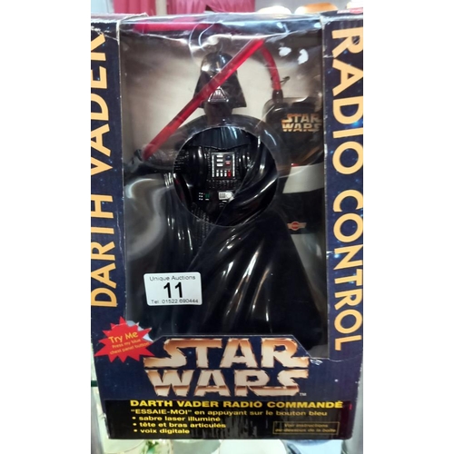 11 - A boxed Star Wars Darth Vader radio command