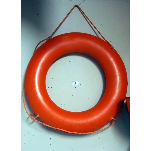 2 - A vintage life buoy ring COLLECT ONLY