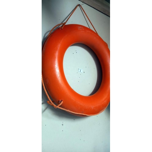 2 - A vintage life buoy ring COLLECT ONLY