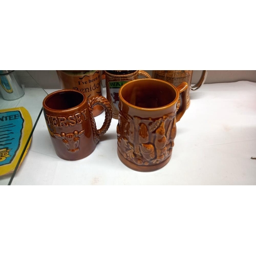 28 - A quantity of assorted tankards