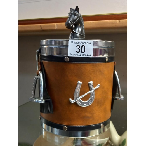 30 - A 70's horse themed ice bucket