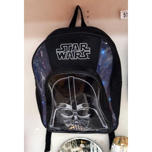 50 - 2 new Star Wars back packs