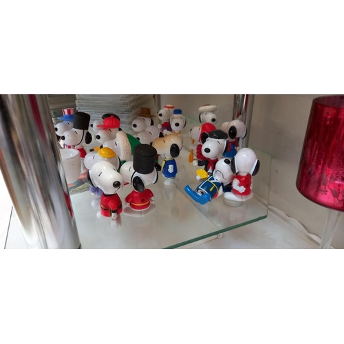 55 - A quantity of Snoopy figures including pottery and MacDonalds