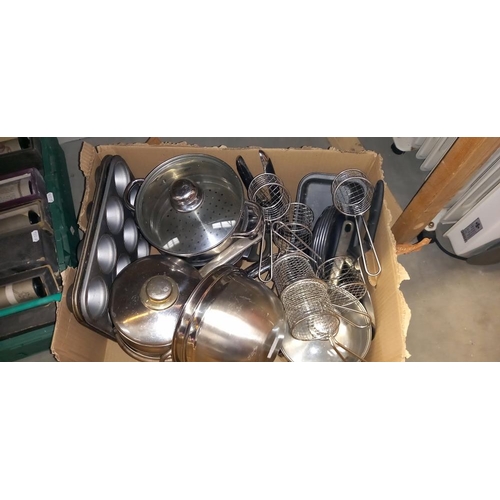 81 - A good lot of saucepans etc COLLECT ONLY