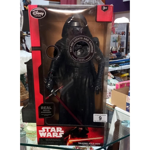 9 - A boxed Star Wars talking Kylo Ren in working order