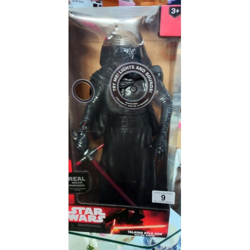 9 - A boxed Star Wars talking Kylo Ren in working order