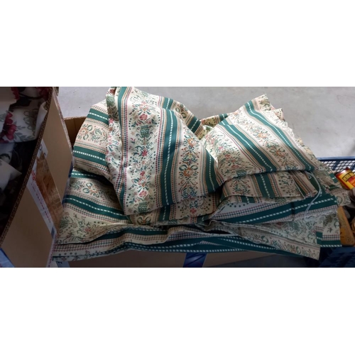 122 - 3 boxes of curtains