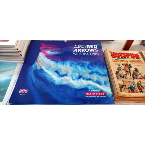 319 - A collection of 15 unused boxed Red Arrows calendars, including; 2 x 2011, 2 x 2010, 2000, 2005, 200... 