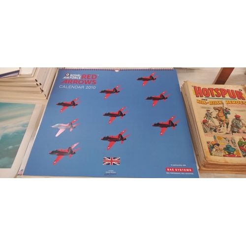 319 - A collection of 15 unused boxed Red Arrows calendars, including; 2 x 2011, 2 x 2010, 2000, 2005, 200... 