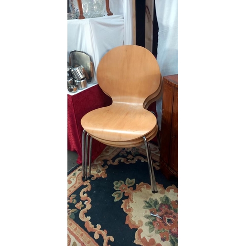 331 - A set of six Danish style chairs, COLLECT ONLY