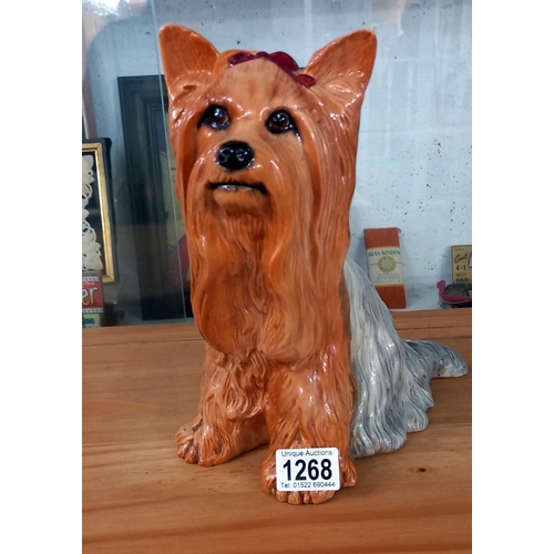 1268 - A large Beswick Yorkshire Terrier