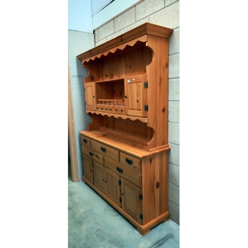 1287 - A large pine dresser COLLECT ONLY