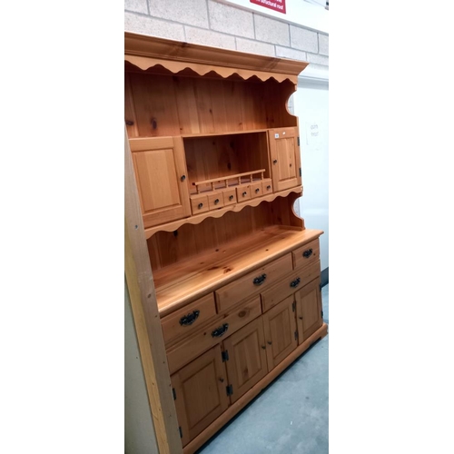 1287 - A large pine dresser COLLECT ONLY