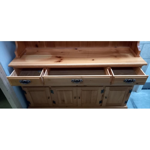 1287 - A large pine dresser COLLECT ONLY