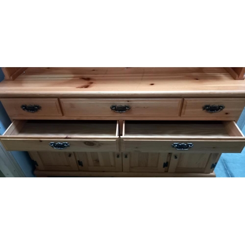 1287 - A large pine dresser COLLECT ONLY