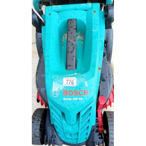 776 - A Bosch rotak 340 lawnmower COLLECT ONLY