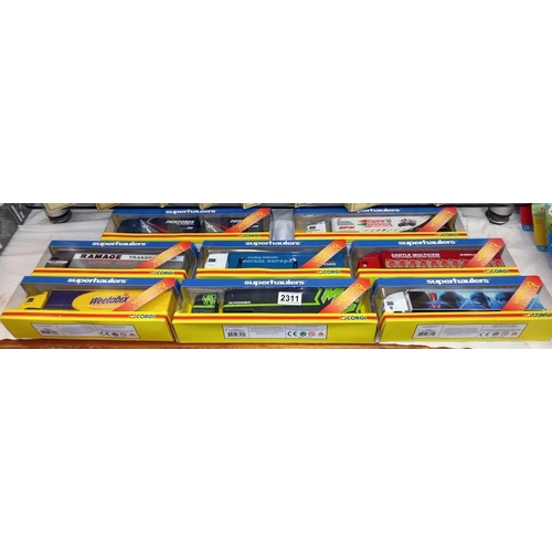 2311 - 8 boxed Corgi Superhaulers