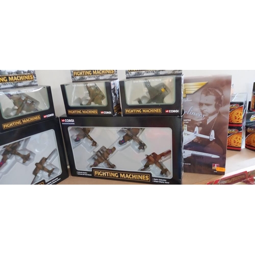 2314 - A quantity of Corgi fighting machines boxed CFS 10004 x 2, CS90367 x 2, CS90368 x 2 & 2 Corgi Concor... 