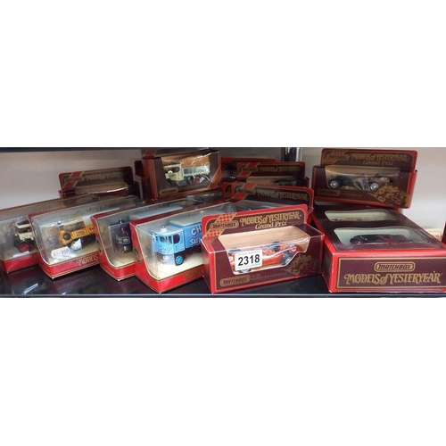 2318 - A good selection of matchbox models of yesteryear