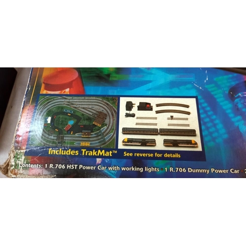 2338 - A boxed Hornby electric train set Intercity 125 & Minnie play mat