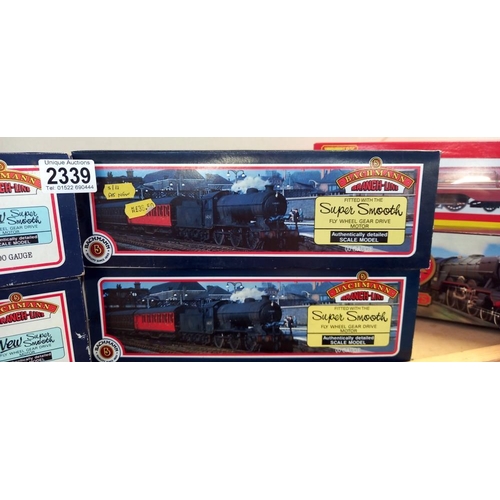 2339 - 4 boxed Bachmann branch line super smooth locomotives including 31-852A, 31-602, 31-852 & 31-604