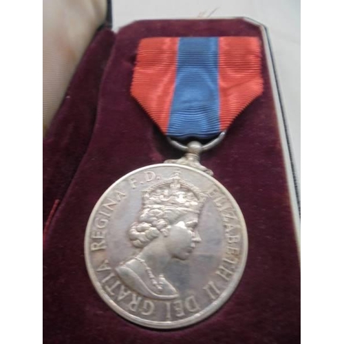 1047 - A WW1 medal 205916 for Pte B R Richardson Devon R, A post office medal for Benjamin Robert Richardso... 