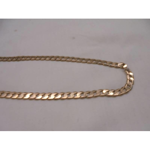 1054 - A 9ct gold neck chain, 21.71 grams.