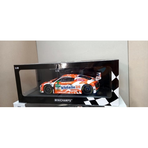 2383 - A Boxed Minichamps 1/18 Audi R8 LMS & a Revelle 1/15 Auto union type C world record car