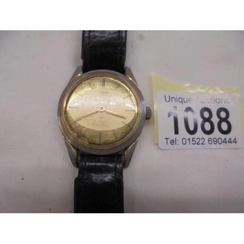 1088 - A 1960's Big city super de-luxe Swiss watch.