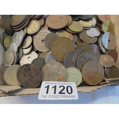 1120 - A good collection of UK and world coins including Victorian.