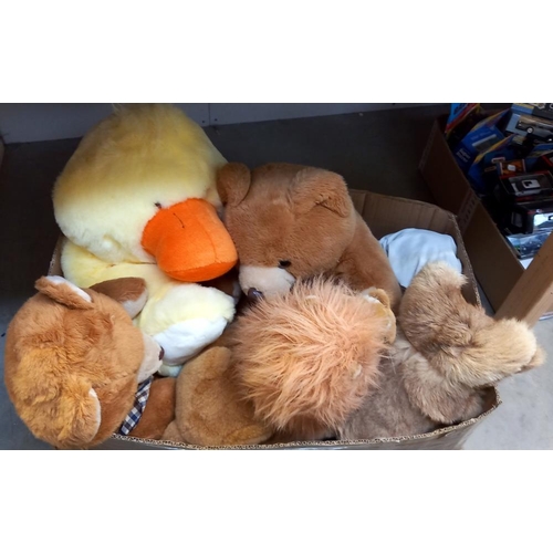 2358 - 2 Boxes of Teddies etc