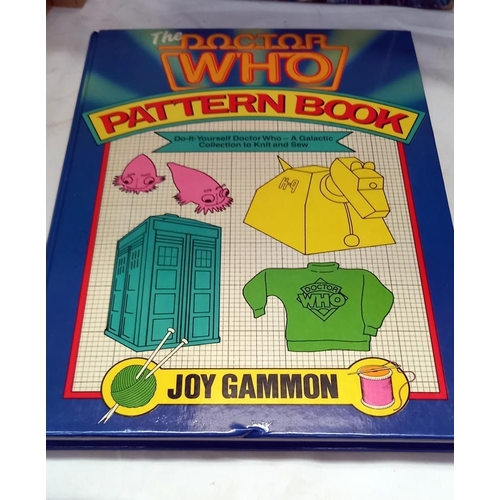 2439 - A Doctor Who cook book by Gary Downie 1985 & Pattern book 1984 by Joy Gammon